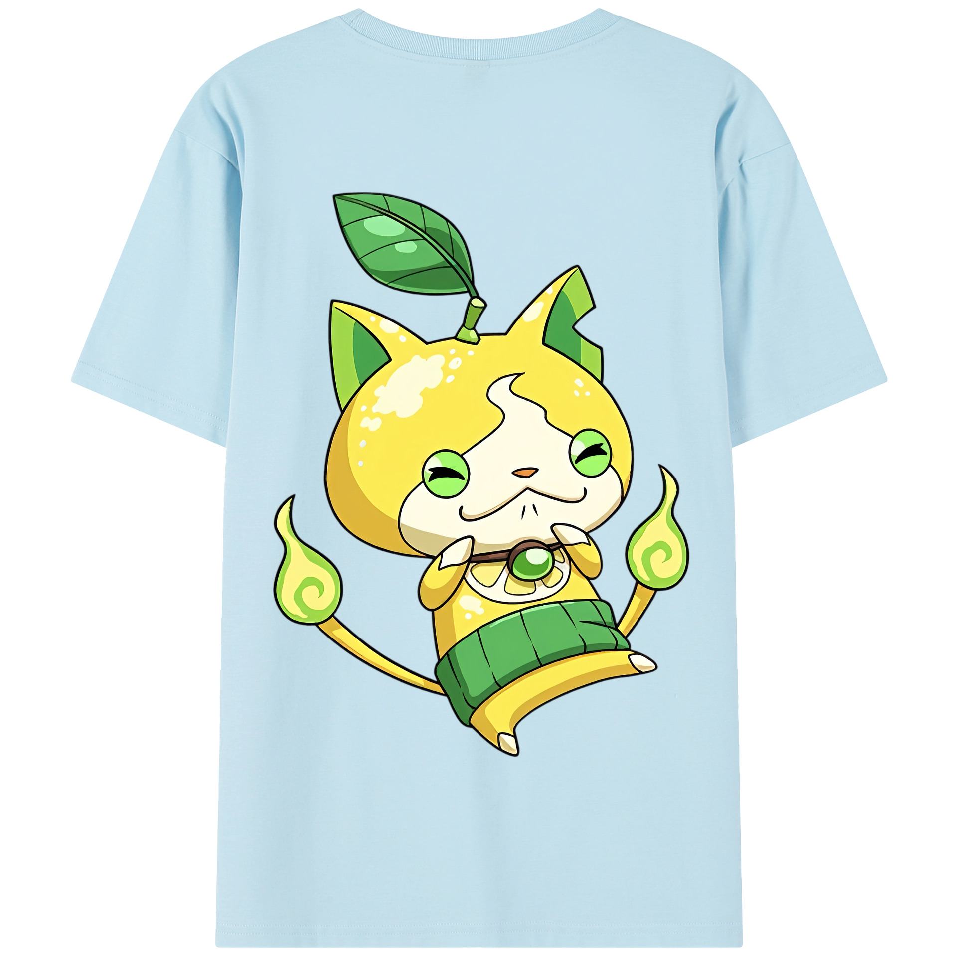 （画像用） 妖怪ウォッチ Yo-kai Watch 綿100％半袖Tシャツ（背面プリント）